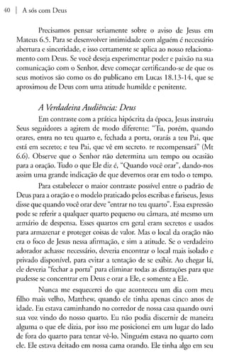 John mac arthur jr.   a sós com deus