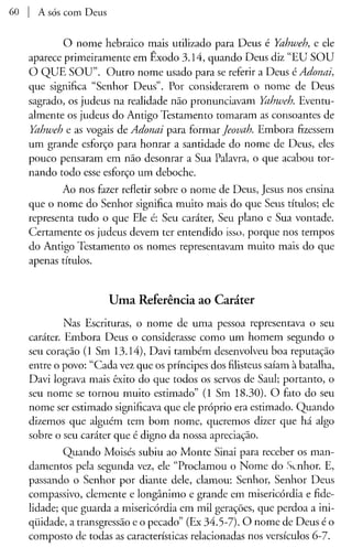 John mac arthur jr.   a sós com deus