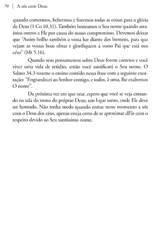 John mac arthur jr.   a sós com deus