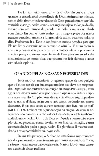 John mac arthur jr.   a sós com deus