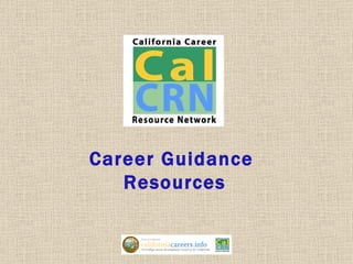 Career Guidance  Resources 
