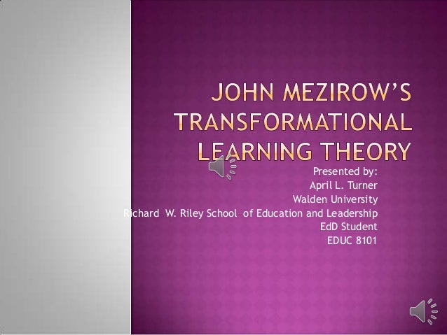 a report on transformational learning Transformative learning develops beyond-disciplinary skills and expands students’ perspectives of their relationships with self, others, community and environment this is a holistic process that places students at the center of their own active and reflective learning experiences. a report on transformational learning Transformative learning develops beyond-disciplinary skills and expands students’ perspectives of their relationships with self, others, community and environment this is a holistic process that places students at the center of their own active and reflective learning experiences.