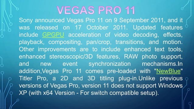 Sony Vegas Pro | PPT