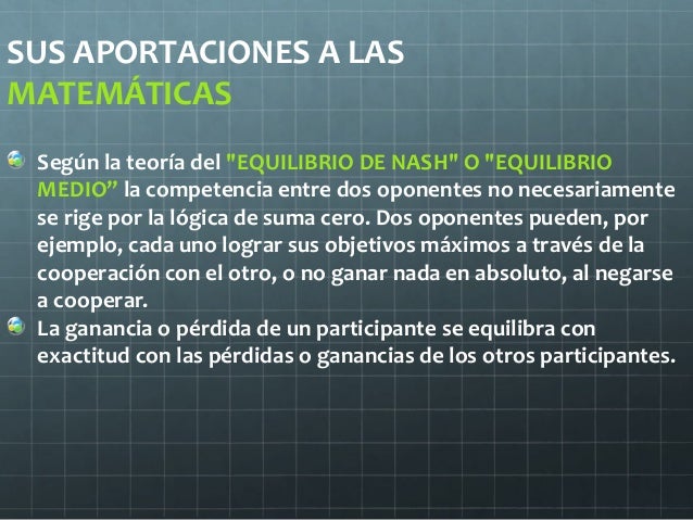 Resultado de imagen para JOHN NASH MATEMATICAS