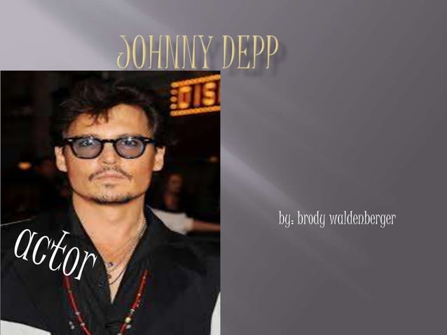 Johnny depp | PPT