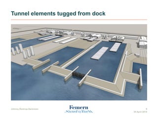 Tunnel elements tugged from dock
9Johnny Restrup-Sørensen
30 April 2014
 