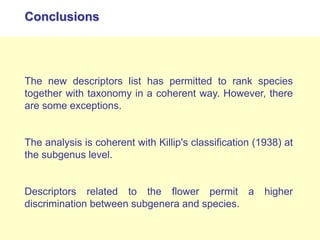 Study of the genetic diversity of the genus PassifloraL. and its distribution in Colombia