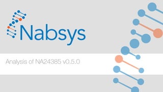 Analysis of NA24385 v0.5.0
 