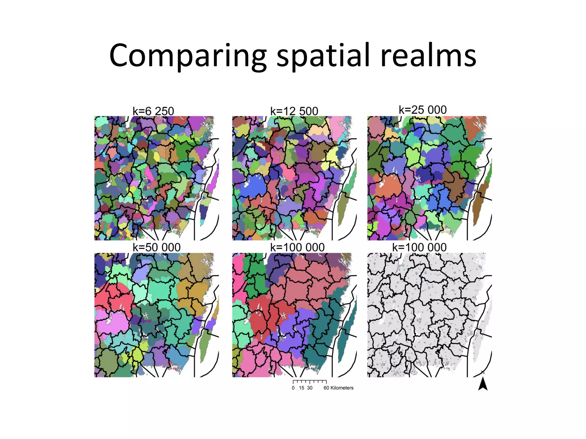 Comparing spatial realms
 