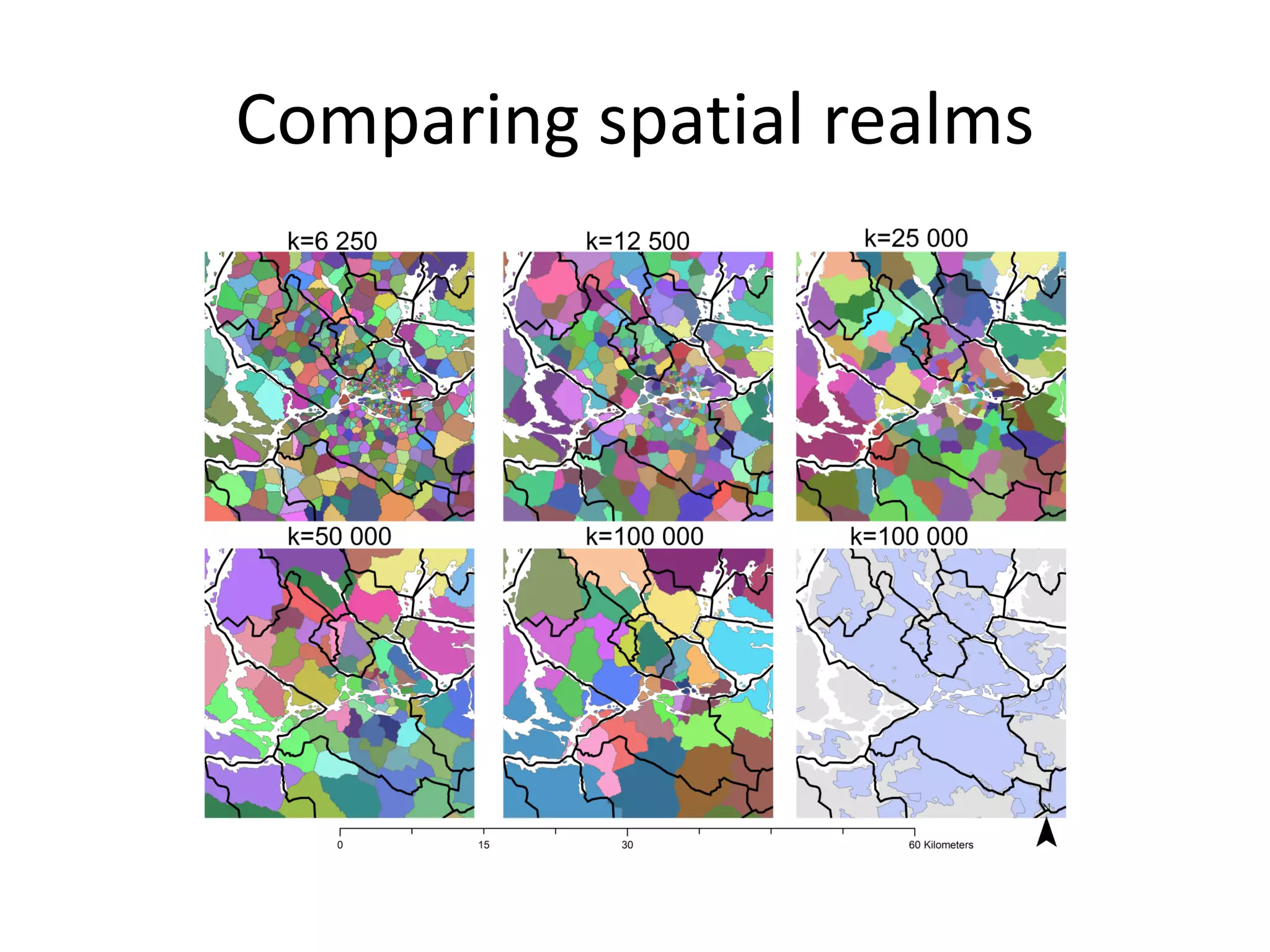 Comparing spatial realms
 