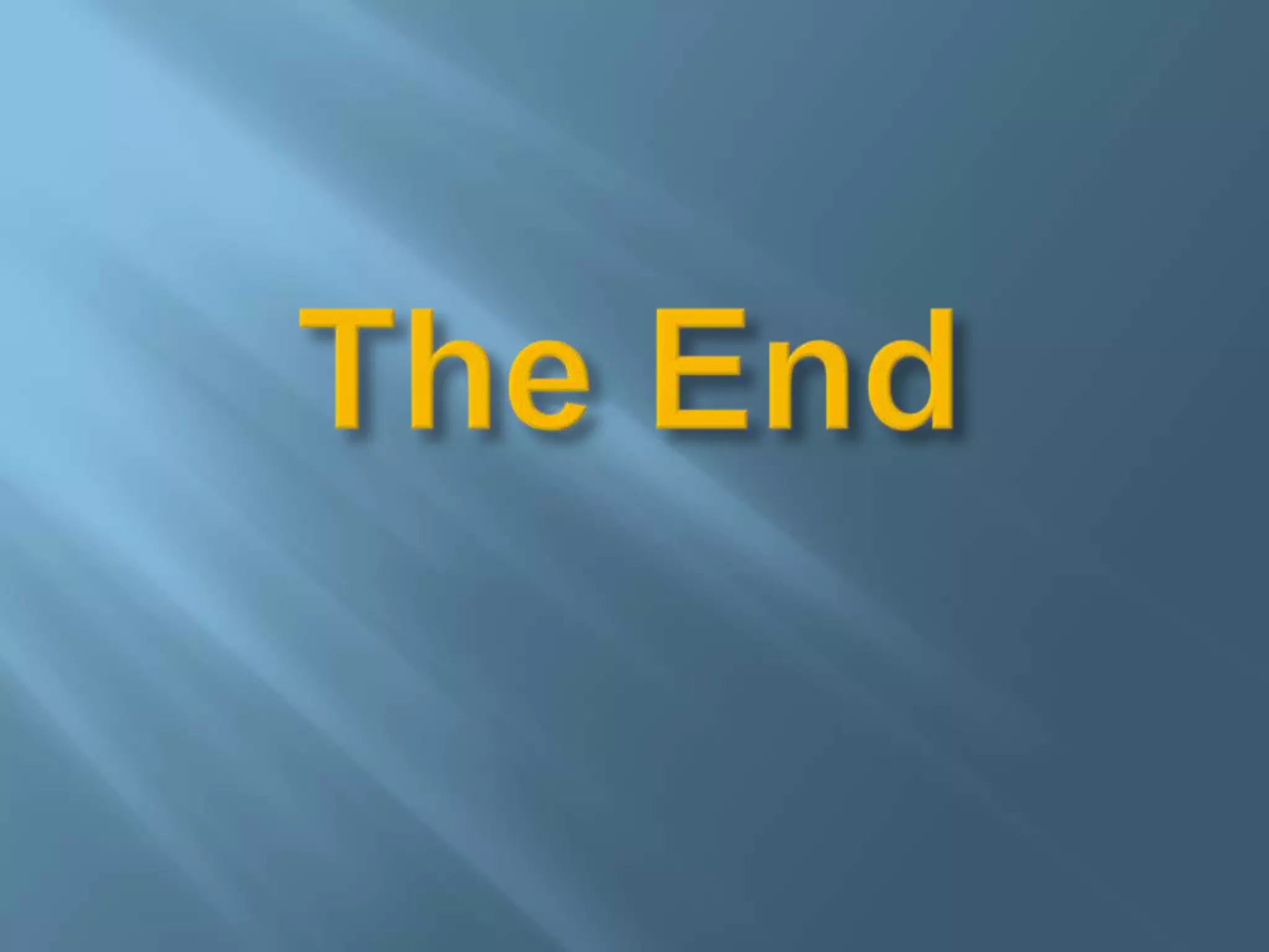 TheEnd