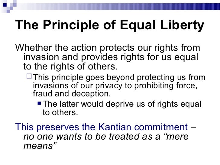 the liberty principle