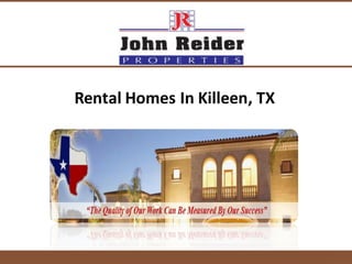Rental Homes In Killeen, TX
 