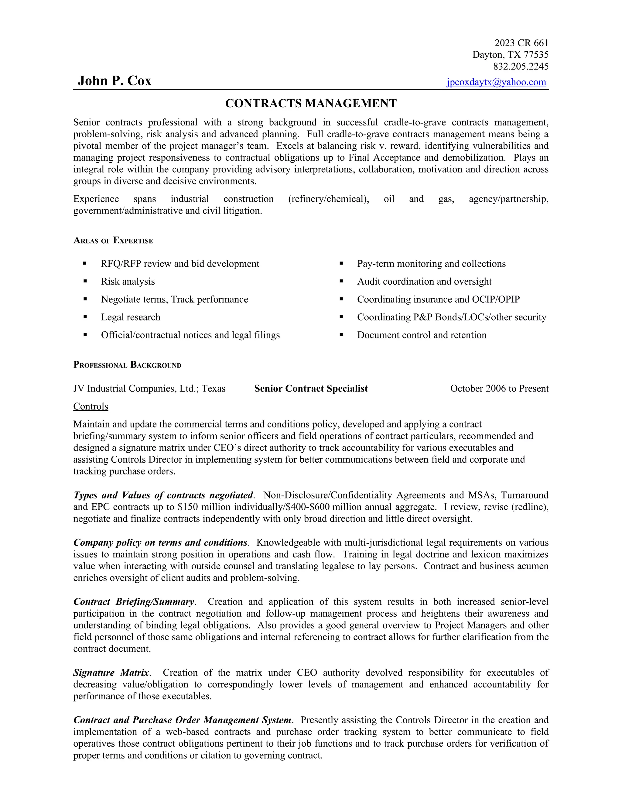 John.Resume.Combined.10 5 27 | PDF