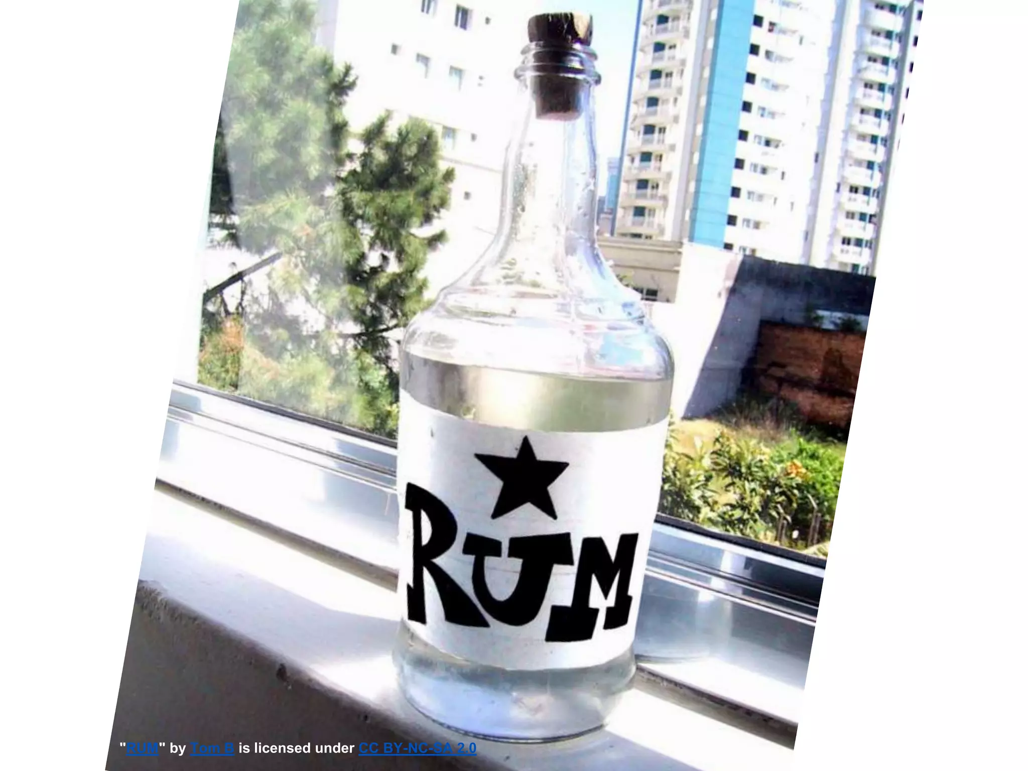 "RUM" by Tom B is licensed under CC BY-NC-SA 2.0
 