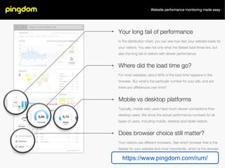 http://mashable.com/2014/01/31/gmail-slow/
John Riviello – The Truth Behind Your Web App’s Performance44
“Gmail’s People W...