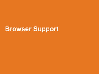 Browser Support
 