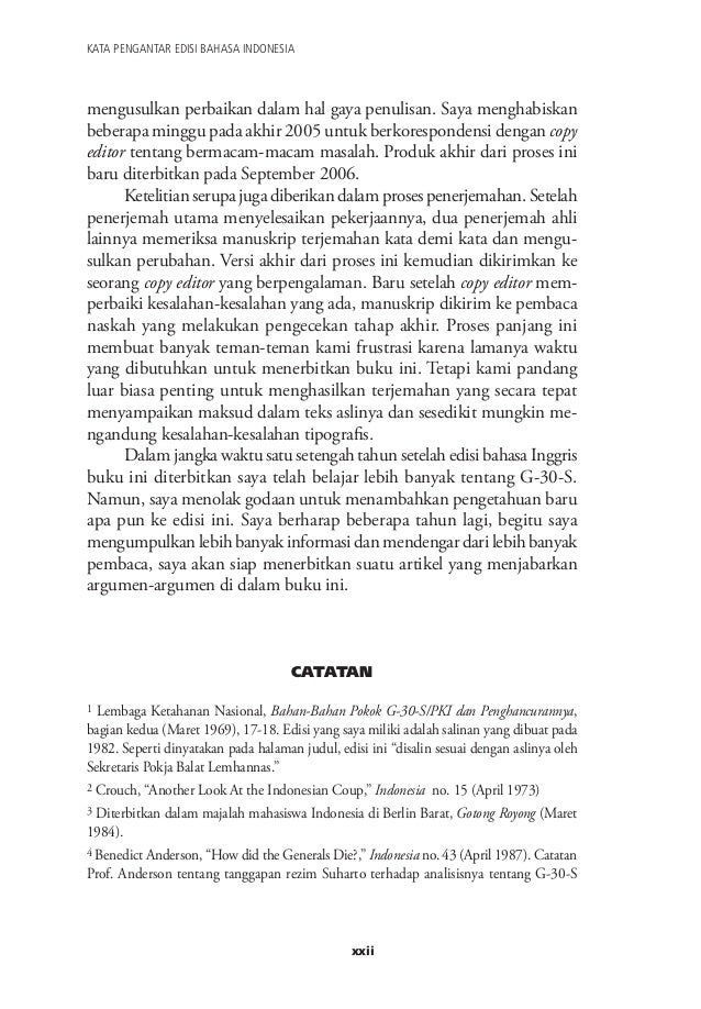 Dalih Pembunuhan Massal : G-30-S dan Kudeta Soeharto