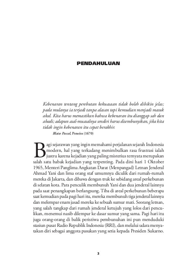 Dalih Pembunuhan Massal : G-30-S dan Kudeta Soeharto