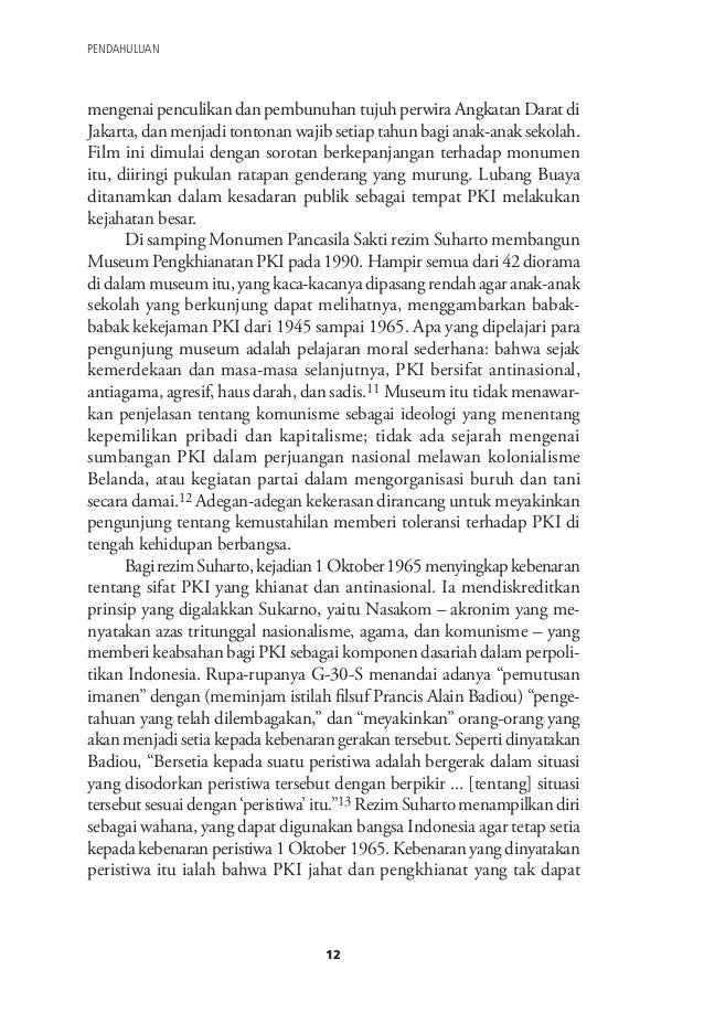 Dalih Pembunuhan Massal : G-30-S dan Kudeta Soeharto