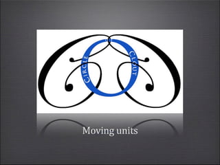 Moving units
 