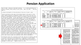 Pension Application
 