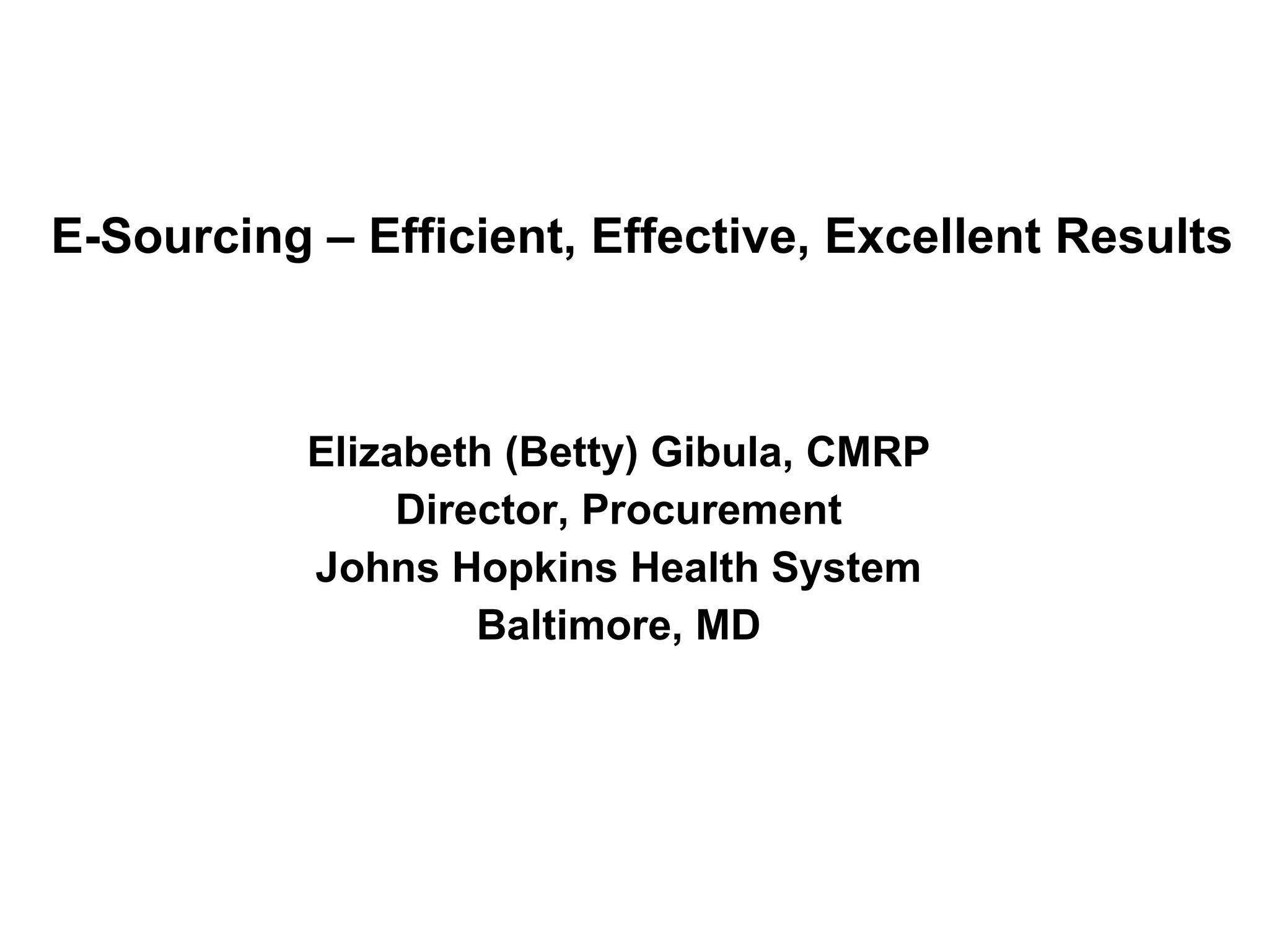 Johns Hopkins | PPT