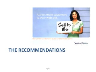 The recommendations<br />#jhtc<br />