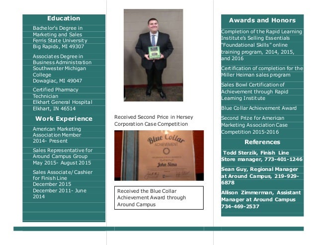 john sims resume brochure brochure resumes