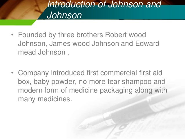 case study on johnson and johnson