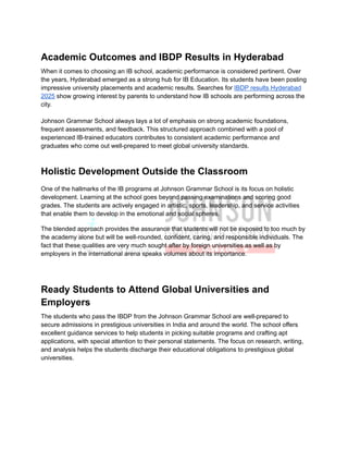 Johnson Grammar School - Empowering Future-Ready Students Through the ...