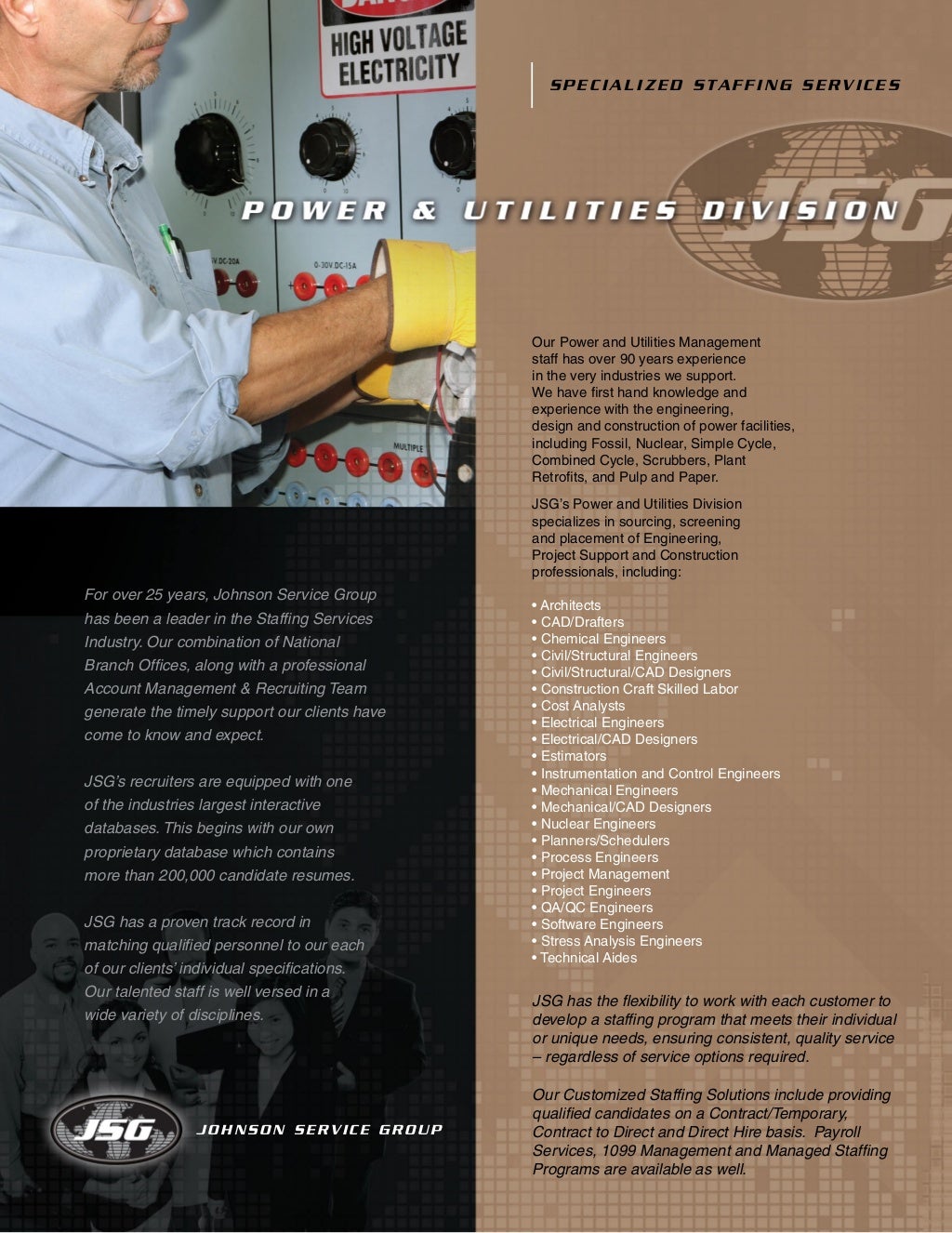 Johnson Service Group Power And Utilities