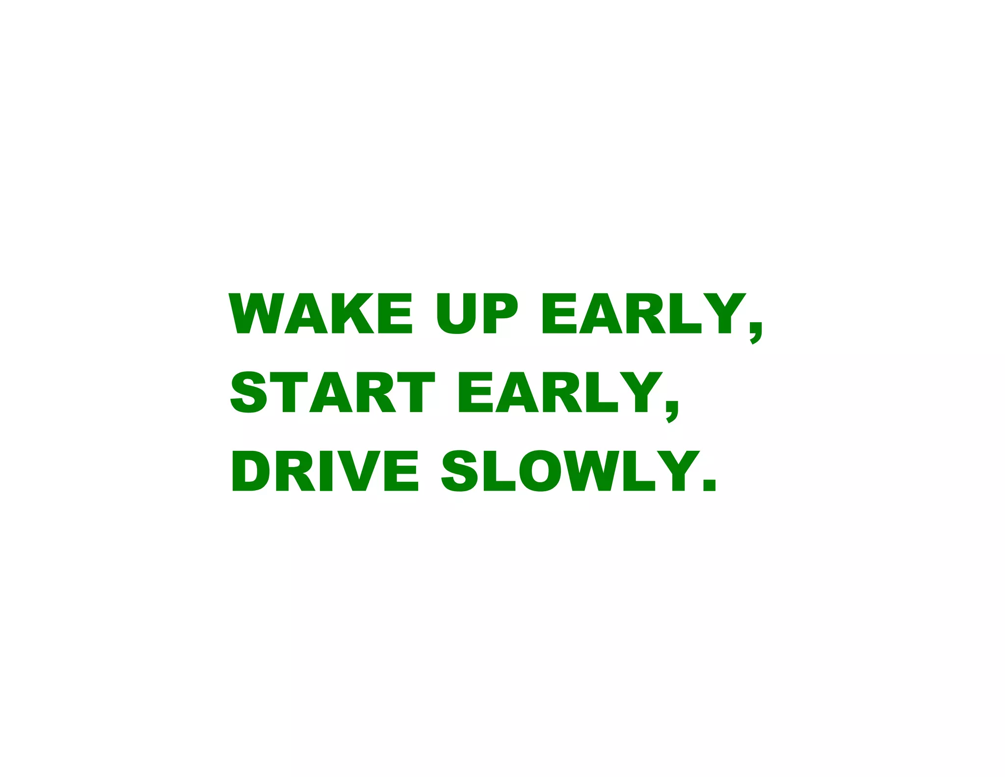 Johnson's Road Safety Slogans | PDF