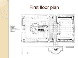 First floor plan
 