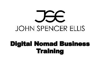 Digital Nomad Business
Training
 