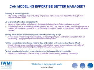 How much modelling is enough