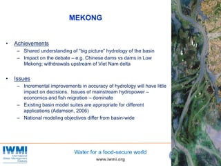 How much modelling is enough