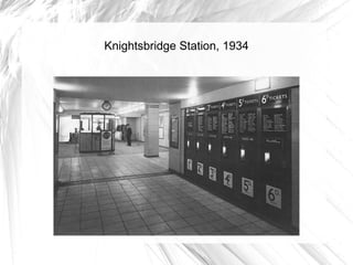 Knightsbridge Station, 1934 