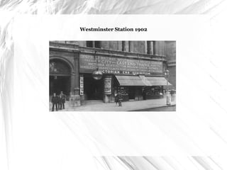 Westminster Station 1902 