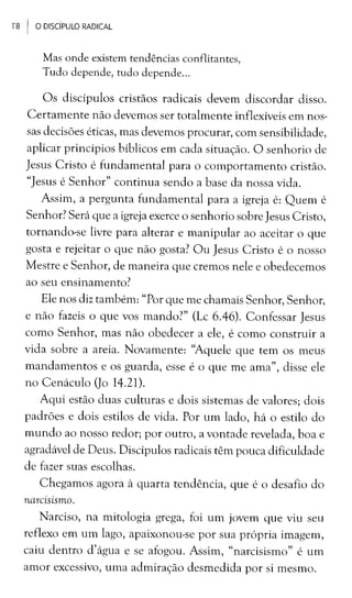 John Stott_O Discipulo Radical_características do Verdadeiro Discípulo ...