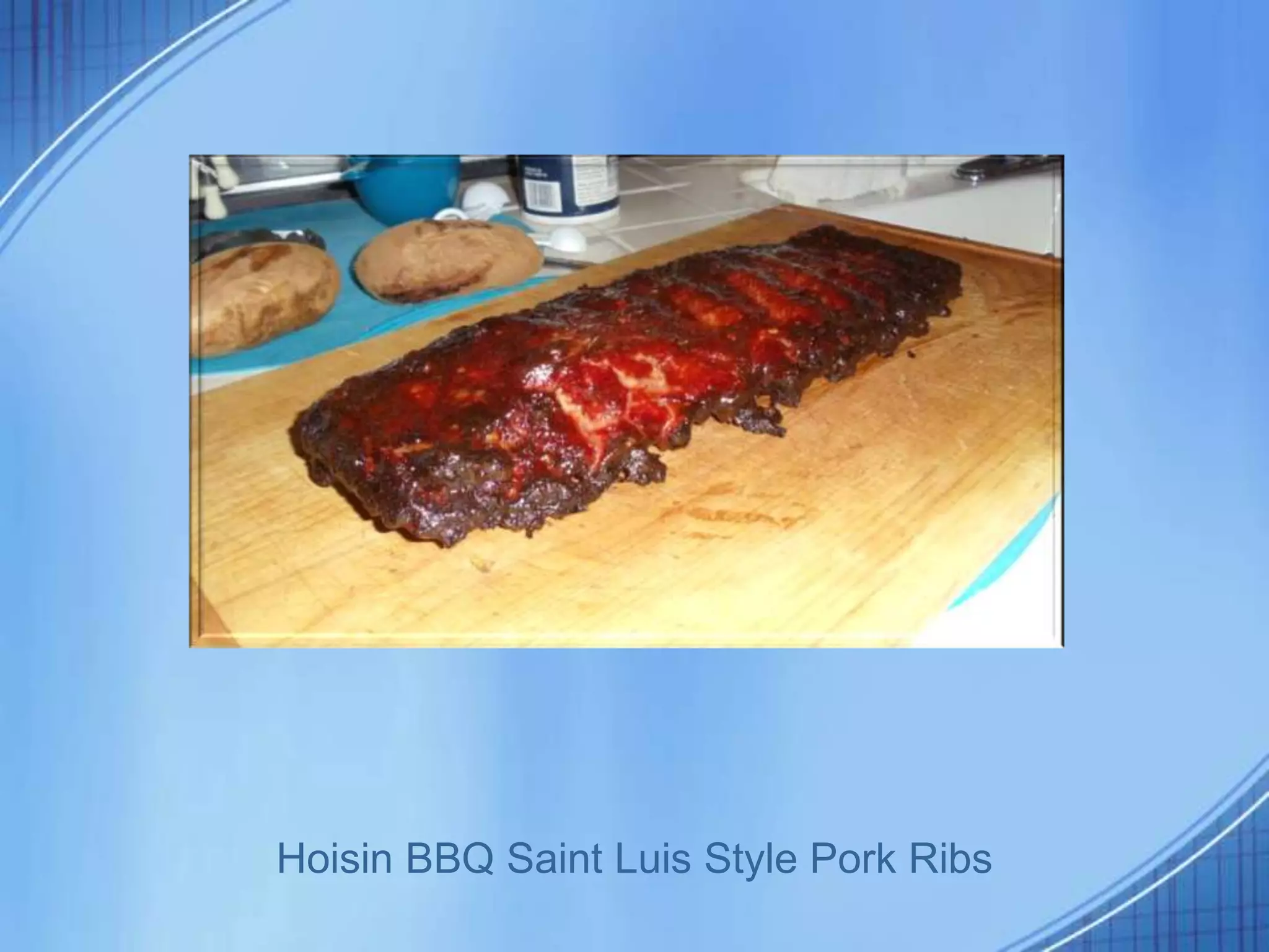 Hoisin BBQ Saint Luis Style Pork Ribs
 