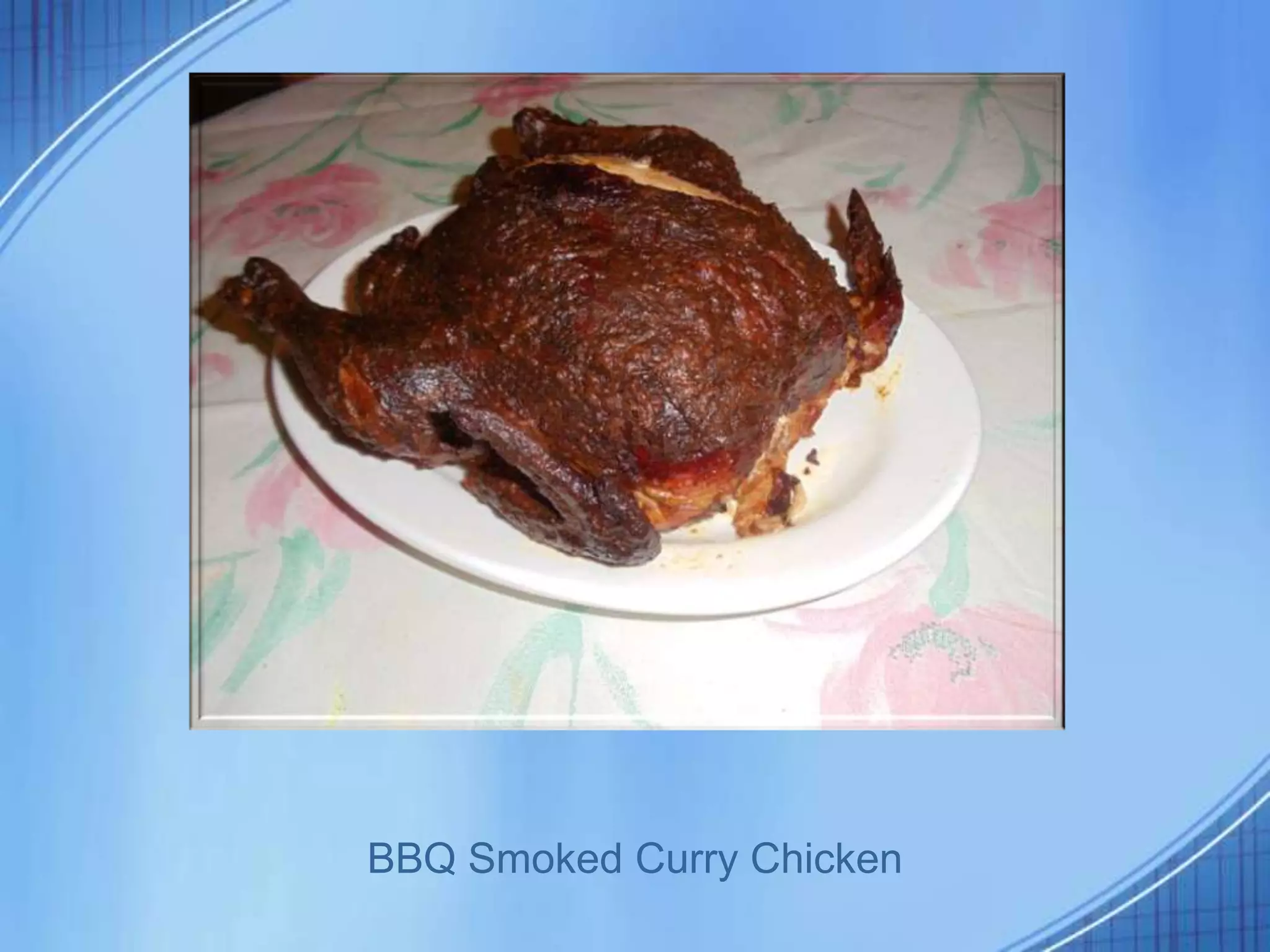 BBQ Smoked Curry Chicken
 