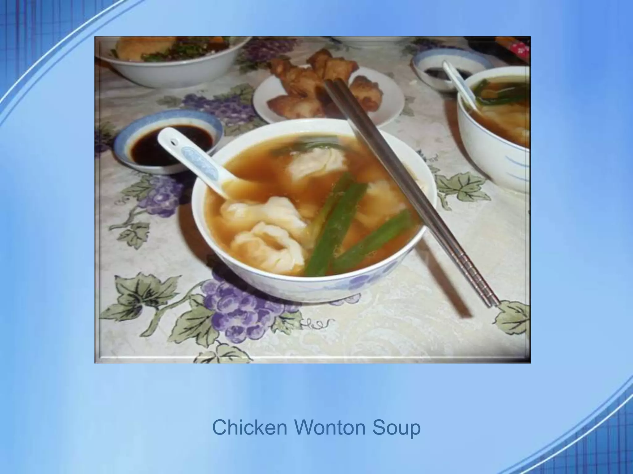 Chicken Wonton Soup
 