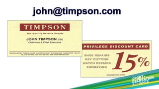 John Timpson presentation