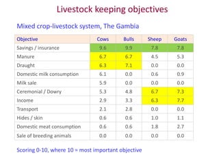 Animal breeding for reduced poverty and improved food security in developing countries