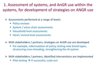 Animal breeding for reduced poverty and improved food security in developing countries
