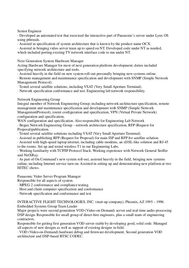 resume development
