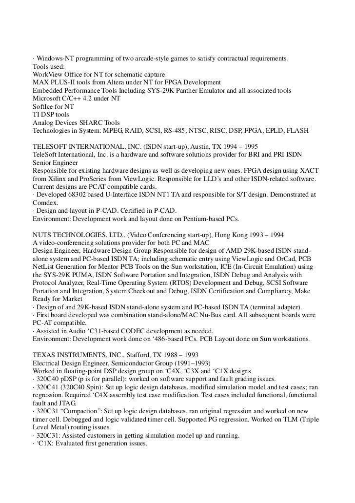 john westmorelands resume