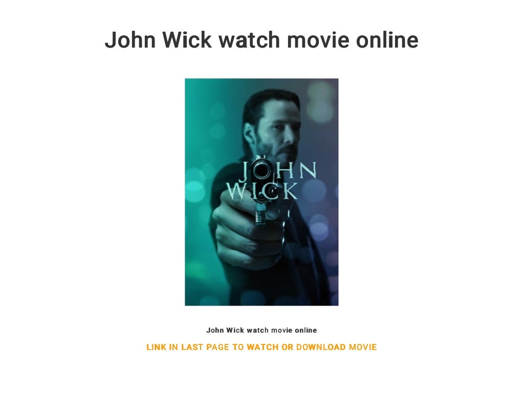 John Wick watch movie online