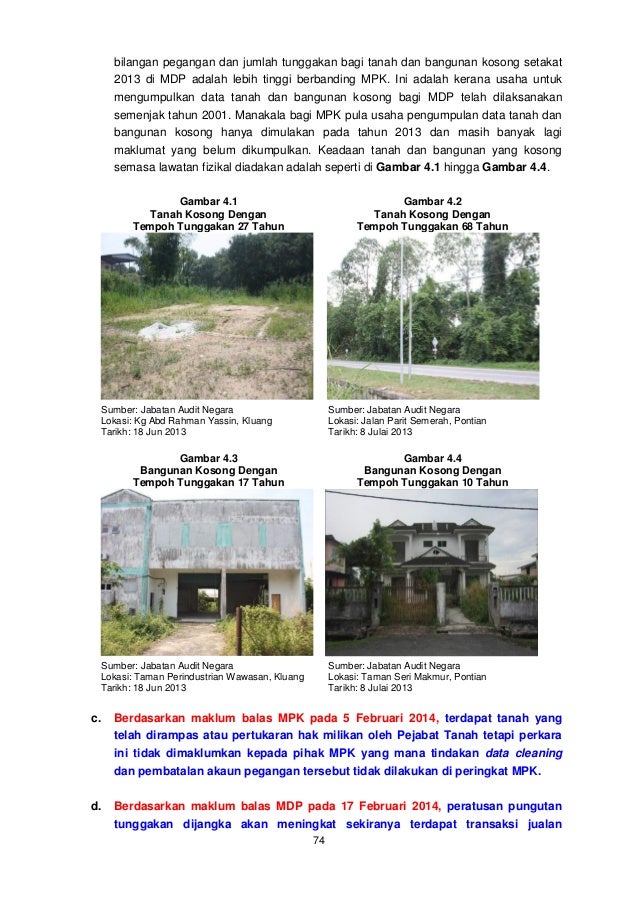 Laporan Ketua Audit Negara 2013 Siri 2 Negeri Johor